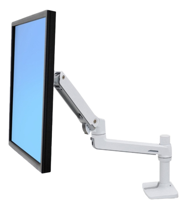 ERGOTRON LX monitorarm for LCD/TFT-skjerm, hvit, bord i gruppen Datautstyr / Dataskjerm / Skjermarmer og fester hos TP E-commerce Nordic AB (38-62051)