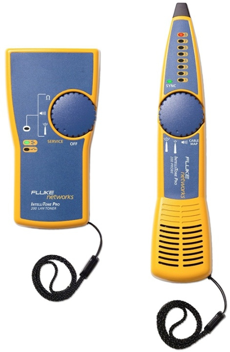 Fluke IntelliTone Pro 200 LAN Kit, Toner+Probe, gul/blå i gruppen Datautstyr / Kabler og adaptere / Nettverk / Adaptere og koblinger hos TP E-commerce Nordic AB (38-62071)