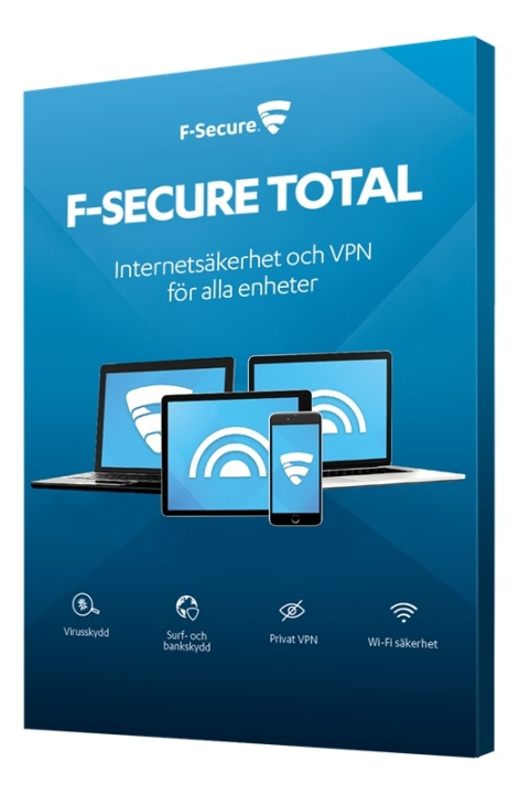 F-Secure TOTAL 1år 10 enh Full i gruppen Datautstyr / Datamaskin Tilbehør / Software hos TP E-commerce Nordic AB (38-62079)