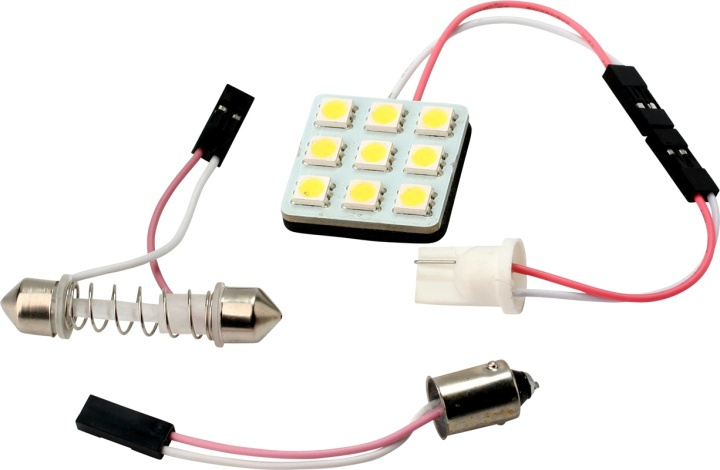 Universal-LED, till C5W / W5W samt BA9S i gruppen Bil / Bilbelysning / Dioder og lys / Universal LED hos TP E-commerce Nordic AB (38-6239)