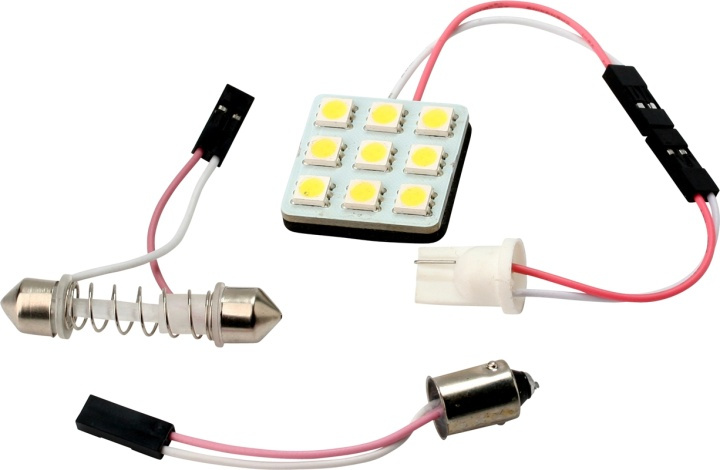 Universal LED, for C5W / W5W og BA9S i gruppen Bil / Bilbelysning / Dioder og lys / Universal LED hos TP E-commerce Nordic AB (38-6239)