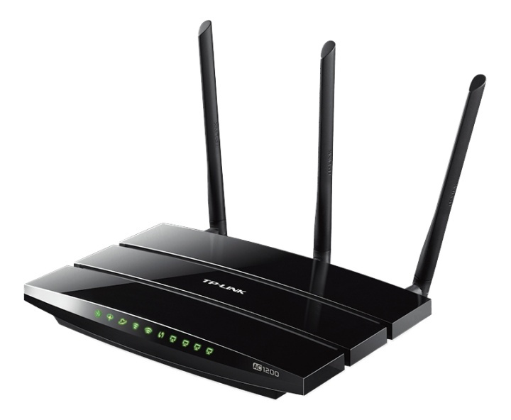 TP-Link AC1200 wireless VDSL/ADSL modem router, 5GHz 867Mbps, black i gruppen Datautstyr / Nettverk / Routere hos TP E-commerce Nordic AB (38-62498)