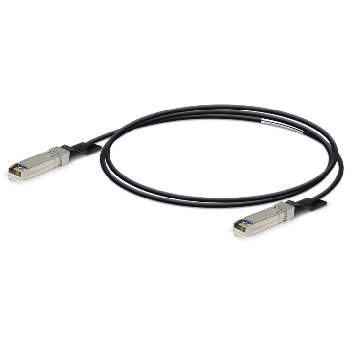 Ubiquiti UniFi SFP+-kabel, 3 m, DAC, 10 Gbps, svart i gruppen Datautstyr / Kabler og adaptere / Nettverk / Fiberkabler hos TP E-commerce Nordic AB (38-62585)