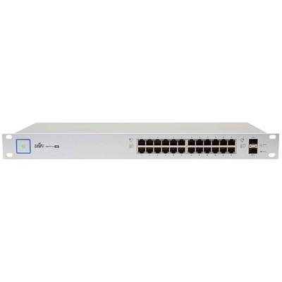 Ubiquiti UniFiSwitch 24-port Switch, Gigabit Ethernet, SFP, white i gruppen Datautstyr / Nettverk / Switcher / 10/100/1000Mbps hos TP E-commerce Nordic AB (38-62588)
