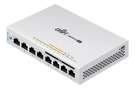 Ubiquiti UniFi Switch 8p US-8-60W i gruppen Datautstyr / Nettverk / PoE hos TP E-commerce Nordic AB (38-62591)