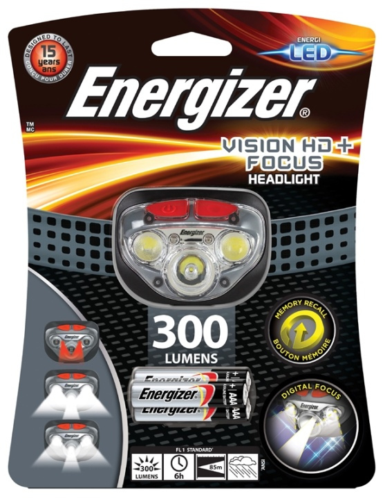 Energizer Hodelykt LED Svart i gruppen SPORT, FRITID & HOBBY / Lommelykter og hodelykter / Hodelykter hos TP E-commerce Nordic AB (38-62921)
