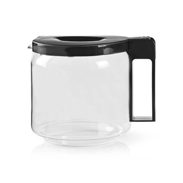 Nedis Glass Kaffe Jug | Kompatibel med: Moccamaster CD / GCS / KBG / Excellent 10SN | 1.25 l | Sort i gruppen HJEM, HUS OG HAGE / Husholdningsapparater / Kaffe og espresso / Kapsler, filter og tilbehør hos TP E-commerce Nordic AB (38-62947)