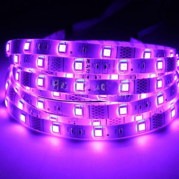 SMD LED-stripe, Lilla (30 cm) i gruppen Bil / Bilbelysning / Dioder og lys / SMD LED-strips hos TP E-commerce Nordic AB (38-6384)