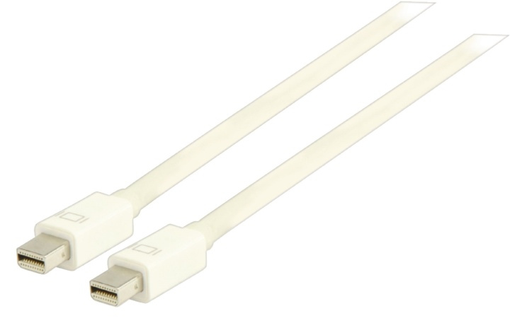 Valueline Mini Displayport -Kabel Mini DisplayPort Han - Mini DisplayPort Han 3.00 m Hvit i gruppen Datautstyr / Kabler og adaptere / DisplayPort / Kabler hos TP E-commerce Nordic AB (38-63893)