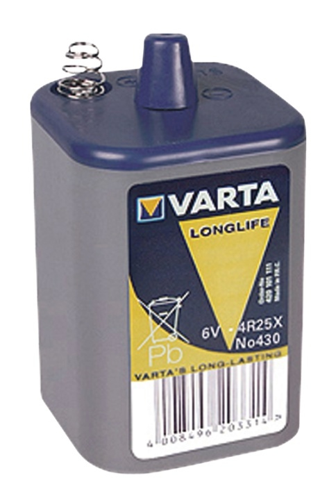 Varta Sinkklorid Batteri | 6 V | 7500 mAh | 1-Pakke i gruppen Elektronikk / Batterier & Ladere / Batterier / Andre hos TP E-commerce Nordic AB (38-64001)