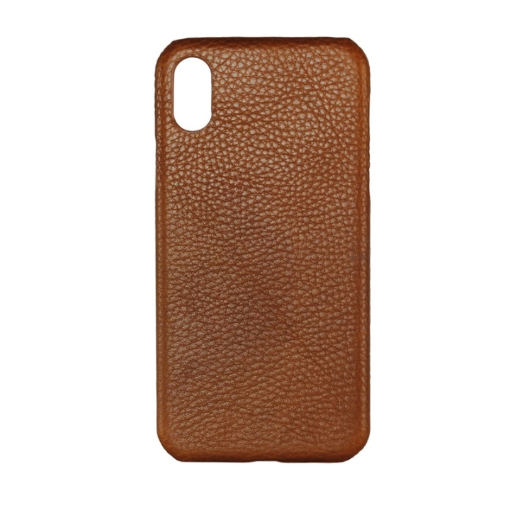 Onsala COLLECTION Mobilskal Skinn Brun iPhone X/Xs i gruppen SMARTTELEFON & NETTBRETT / Mobilbeskyttelse / Apple / iPhone X/XS / Deksel hos TP E-commerce Nordic AB (38-64317)