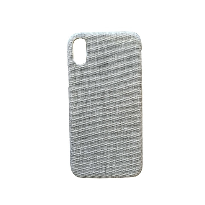 Onsala COLLECTION Mobilskal Textil Grå iPhone X/Xs i gruppen SMARTTELEFON & NETTBRETT / Mobilbeskyttelse / Apple / iPhone X/XS / Deksel hos TP E-commerce Nordic AB (38-64332)