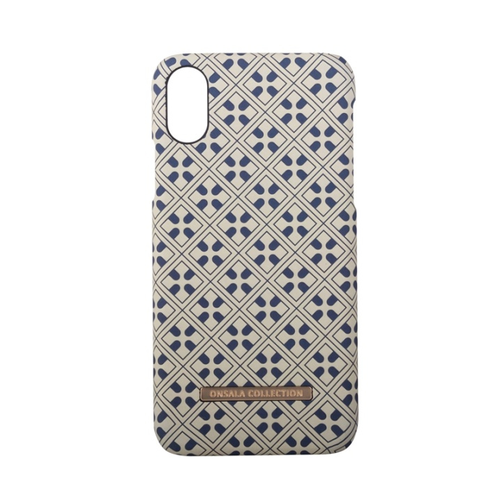 Onsala COLLECTION Mobilskal Soft Blue Marocco iPhone X/Xs i gruppen SMARTTELEFON & NETTBRETT / Mobilbeskyttelse / Apple / iPhone X/XS / Deksel hos TP E-commerce Nordic AB (38-64369)