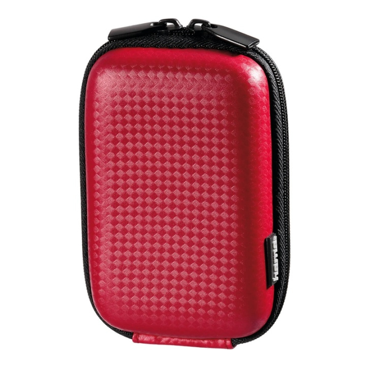 Hama Kompaktväska Hardcase 60H Carbon Style Röd i gruppen Elektronikk / Foto og video / Fotograferingsutstyr / Kameravesker hos TP E-commerce Nordic AB (38-64396)