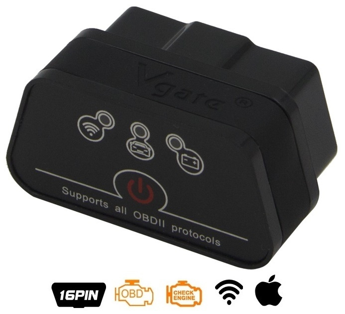 Feilkodeleser Vgate iCar 2 WiFi for iPhone (Svart) i gruppen Bil / Bildiagnostikk / Feilkodeleser hos TP E-commerce Nordic AB (38-6458)