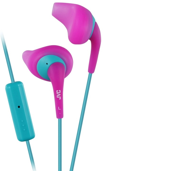 JVC Hörlur ENR15 Sport Mic In-Ear Rosa i gruppen Elektronikk / Lyd & Bilde / Hodetelefoner & Tilbehør / Hodetelefoner hos TP E-commerce Nordic AB (38-64849)