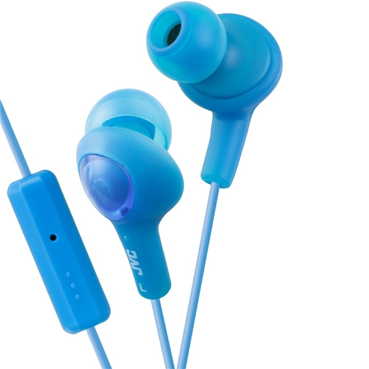 JVC Hörlur FR6 Gumy Plus Mic Blå i gruppen Elektronikk / Lyd & Bilde / Hodetelefoner & Tilbehør / Hodetelefoner hos TP E-commerce Nordic AB (38-64873)