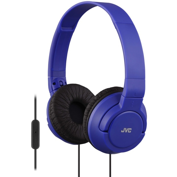 JVC Hörlur SR185 On-Ear Remote Mic Mörkblå i gruppen Elektronikk / Lyd & Bilde / Hodetelefoner & Tilbehør / Hodetelefoner hos TP E-commerce Nordic AB (38-64929)