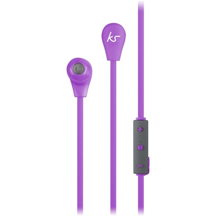 KITSOUND Øreplugger Bounce Lilla In-Ear Trådløs Mic i gruppen Elektronikk / Lyd & Bilde / Hodetelefoner & Tilbehør / Hodetelefoner hos TP E-commerce Nordic AB (38-65006)