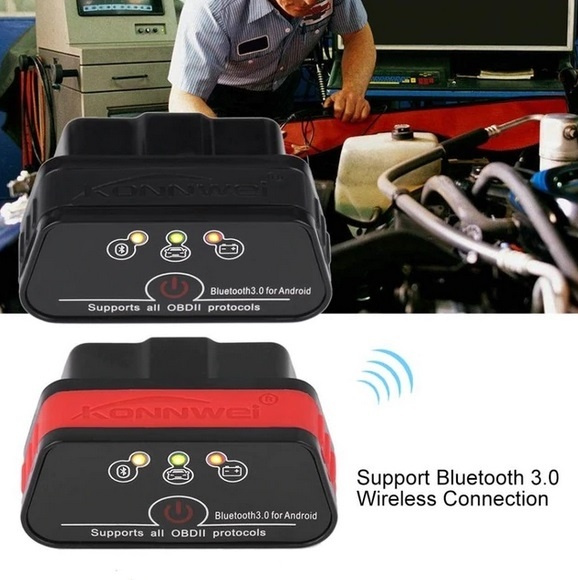 Felkodsläsare KonnWei KW901 Bluetooth i gruppen Bil / Bildiagnostikk / Feilkodeleser hos TP E-commerce Nordic AB (38-6501)