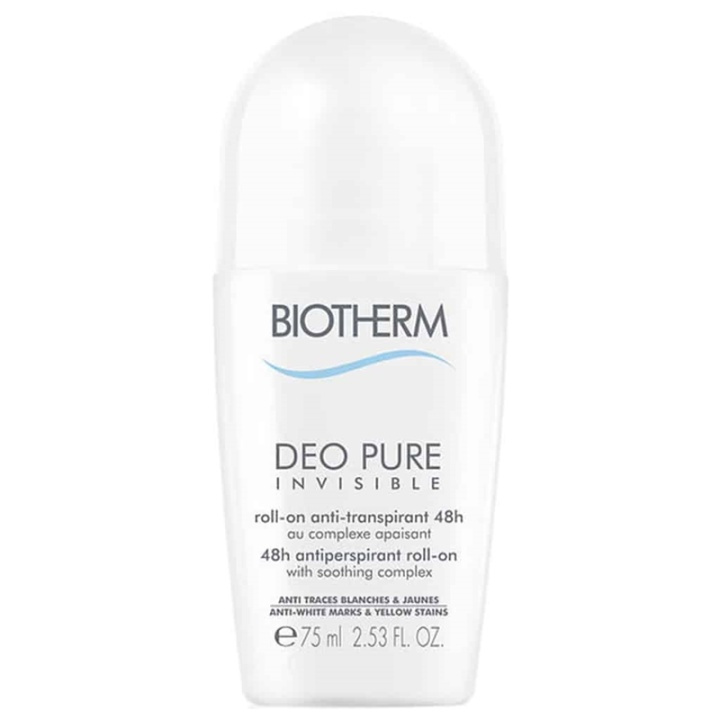 Biotherm Deo Pure Invisible Roll-On 75 ml i gruppen HELSE OG SKJØNNHET / Duft og parfyme / Deodorant / Deo for henne hos TP E-commerce Nordic AB (38-65847)