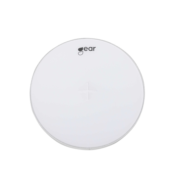 Gear Trådlös QI Laddare 220V 5W 1A Vit i gruppen SMARTTELEFON & NETTBRETT / Ladere og Kabler / Trådløs lader QI hos TP E-commerce Nordic AB (38-65926)