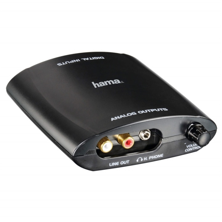 Hama Audiokonverter AC82 3til1 Digital til Analog i gruppen Elektronikk / Kabler og adaptere / Lyd analog / Adaptere hos TP E-commerce Nordic AB (38-65934)