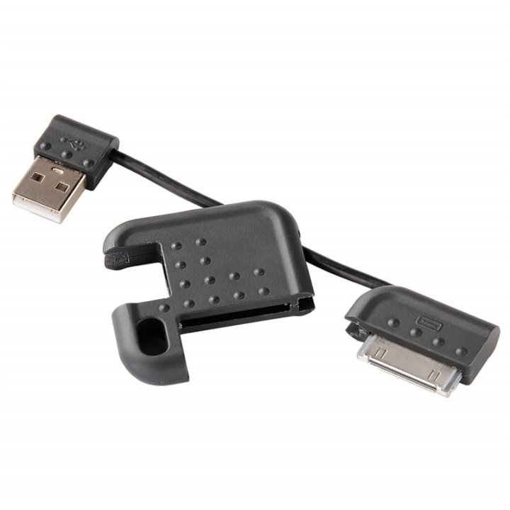 Hama iPhone3/4 USBladdare Mini Travel mini-laddare och synk MFI i gruppen SMARTTELEFON & NETTBRETT / Ladere og Kabler / Kabler / Kabler 30 pin hos TP E-commerce Nordic AB (38-65941)