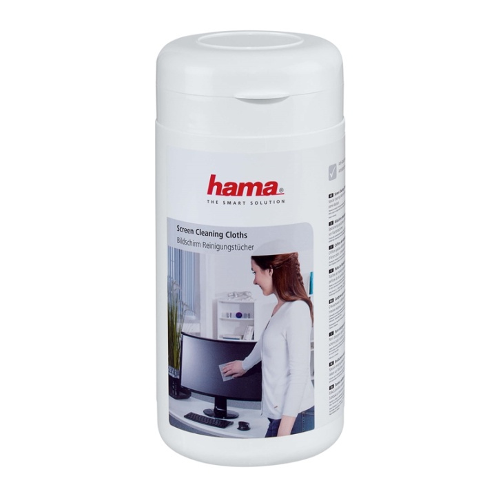 Hama Rengöringsduk Universal För Skärmar 100pcs i gruppen Datautstyr / Datamaskin Tilbehør / Rengjøring hos TP E-commerce Nordic AB (38-65979)