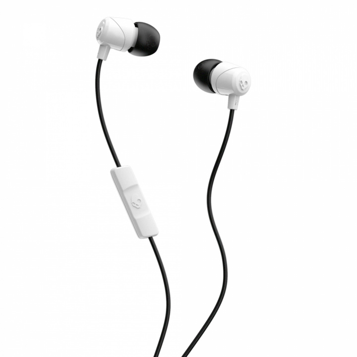 Skullcandy Hörlur In-Ear JIB 3,5mm Mic Vit/Svart i gruppen Elektronikk / Lyd & Bilde / Hodetelefoner & Tilbehør / Hodetelefoner hos TP E-commerce Nordic AB (38-66083)