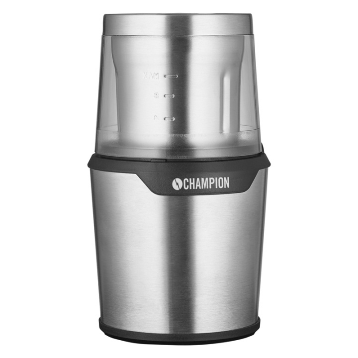 Champion Kaffe-/krydderkvern 80 g 200 W KK310 Rustfritt stål i gruppen HJEM, HUS OG HAGE / Husholdningsapparater / Kaffe og espresso / Kaffekverner hos TP E-commerce Nordic AB (38-66418)