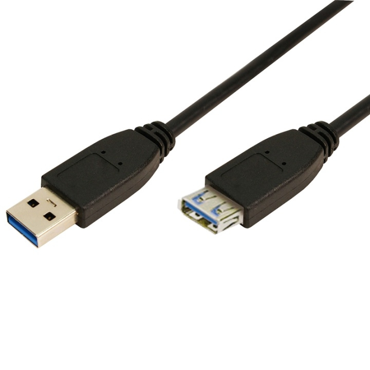 LogiLink USB 3.0 Förlängningskabel 3m i gruppen Datautstyr / Kabler og adaptere / USB / USB-A / Kabler hos TP E-commerce Nordic AB (38-66588)