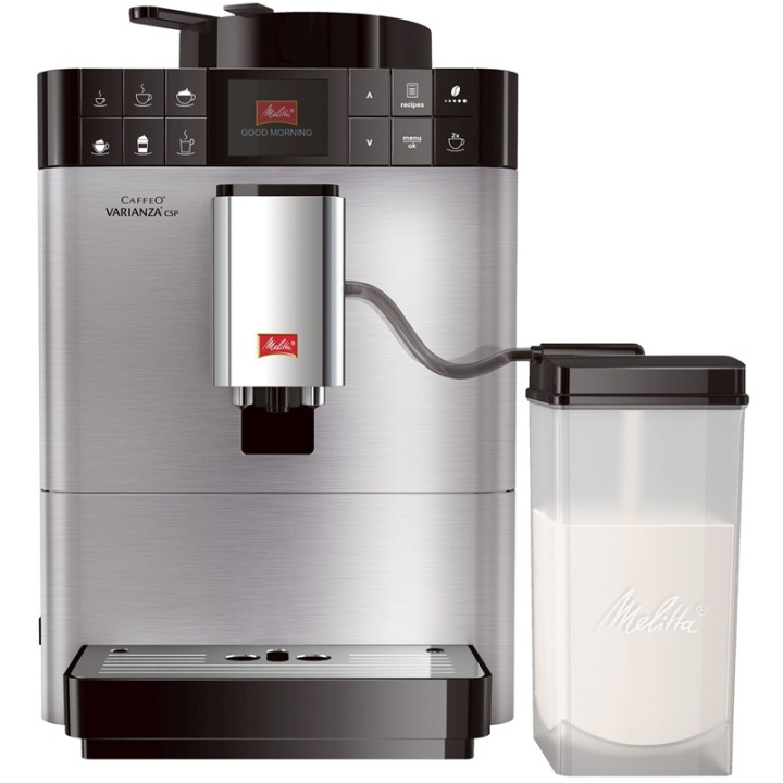 Melitta Caffeo Varianza CSP rustfritt stål i gruppen HJEM, HUS OG HAGE / Husholdningsapparater / Kaffe og espresso / Espressomaskiner hos TP E-commerce Nordic AB (38-66612)