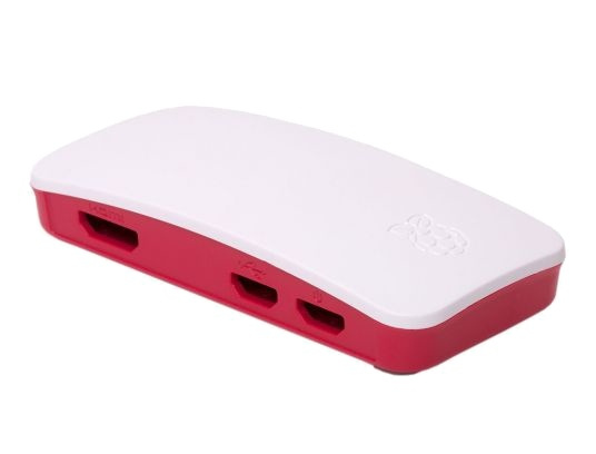 Raspberry Pi Zero offisielt skall, Zero og Zero Wireless, rød/hvit i gruppen Datautstyr / PC-Komponenter / Raspberry Pi hos TP E-commerce Nordic AB (38-67000)