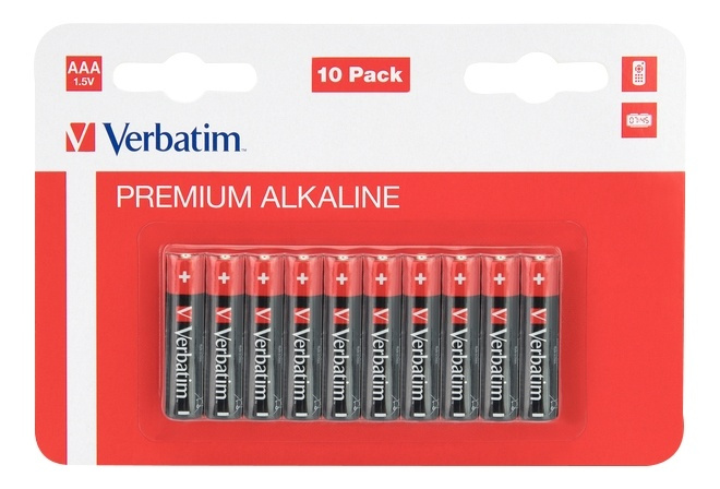 Alkalisk batteri AAA 10-pakning / LR03 i gruppen Elektronikk / Batterier & Ladere / Batterier / AAA hos TP E-commerce Nordic AB (38-67018)