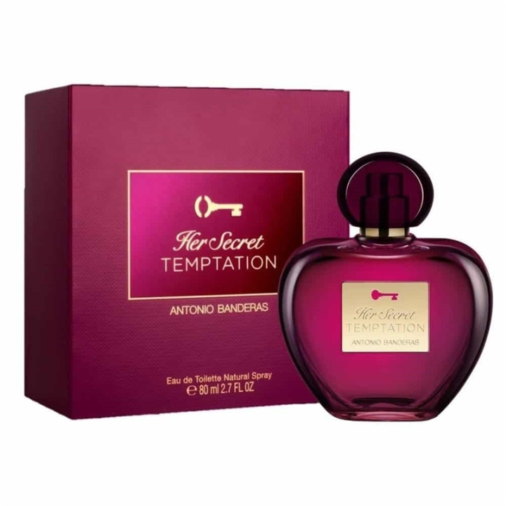 Antonio Banderas Her Secret Temptation edt 80 ml i gruppen HELSE OG SKJØNNHET / Duft og parfyme / Parfyme / Parfyme for henne hos TP E-commerce Nordic AB (38-67150)