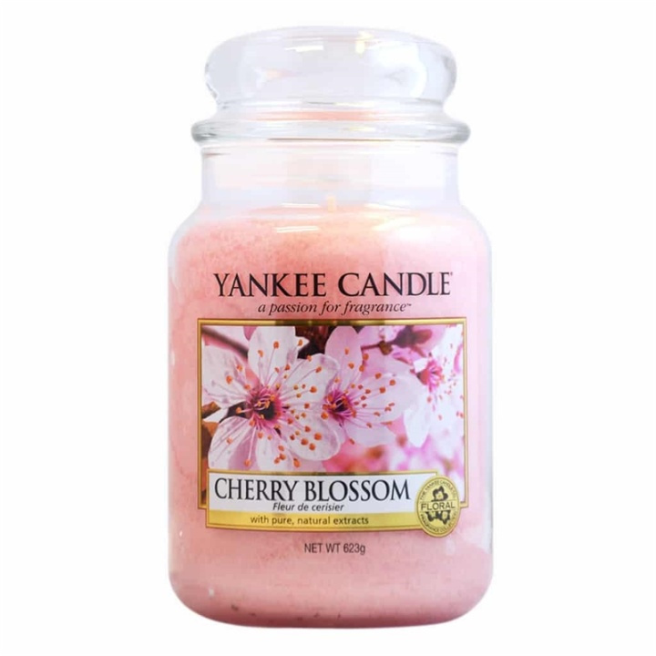 Yankee Candle Classic Large Jar Cherry Blossom Candle 623 g i gruppen HELSE OG SKJØNNHET / Duft og parfyme / Andre dufter / Duftlys hos TP E-commerce Nordic AB (38-67626)