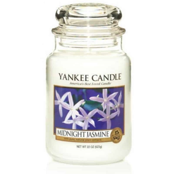 Yankee Candle Klassisk Midnight Jasmine-lys i stor krukke 623 g i gruppen HELSE OG SKJØNNHET / Duft og parfyme / Andre dufter / Duftlys hos TP E-commerce Nordic AB (38-67641)