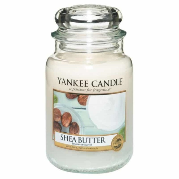 Yankee Candle Classic Large Jar Shea Butter Candle 623g i gruppen HELSE OG SKJØNNHET / Duft og parfyme / Andre dufter / Duftlys hos TP E-commerce Nordic AB (38-67648)