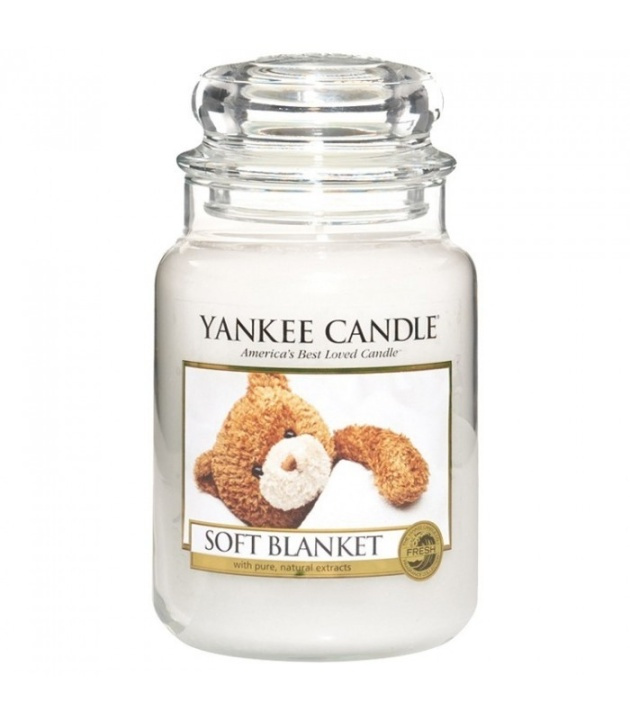 Yankee Candle Classic Large Jar Soft Blanket Candle 623g i gruppen HELSE OG SKJØNNHET / Duft og parfyme / Andre dufter / Duftlys hos TP E-commerce Nordic AB (38-67650)