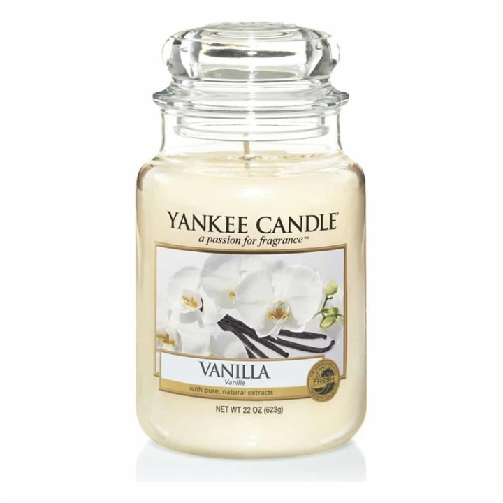 Yankee Candle Classic Large Jar Vanilla Candle 623g i gruppen HELSE OG SKJØNNHET / Duft og parfyme / Andre dufter / Duftlys hos TP E-commerce Nordic AB (38-67653)