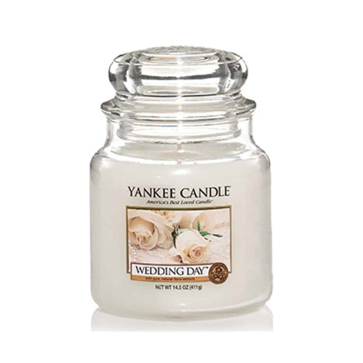Yankee Candle Classic Medium Jar Wedding Day Candle 411 g i gruppen HELSE OG SKJØNNHET / Duft og parfyme / Andre dufter / Duftlys hos TP E-commerce Nordic AB (38-67684)