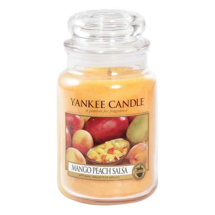 Yankee Candle Large Jar Mango Peach Salsa Candle 623g i gruppen HELSE OG SKJØNNHET / Duft og parfyme / Andre dufter / Duftlys hos TP E-commerce Nordic AB (38-67702)