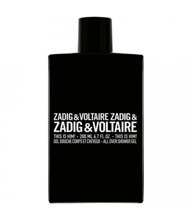 Zadig & Voltaire This is Him Shower Gel 200 ml i gruppen HELSE OG SKJØNNHET / Hudpleie / Kroppspleie / Bad- og dusjkrem hos TP E-commerce Nordic AB (38-67801)