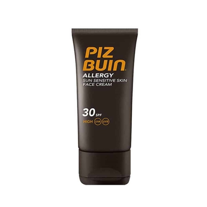 Piz Buin Allergy Sun Face Cream Sensitive Skin SPF30 50ml i gruppen HELSE OG SKJØNNHET / Hudpleie / Soling / Solkrem hos TP E-commerce Nordic AB (38-67871)
