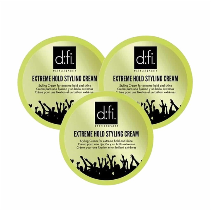 3-pack D:fi Extreme Cream 75g i gruppen HELSE OG SKJØNNHET / Hår & styling / Hårstyling / Hårvoks hos TP E-commerce Nordic AB (38-67971)