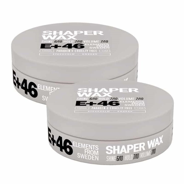2-pack E+46 Shaper Wax 100ml i gruppen HELSE OG SKJØNNHET / Hår & styling / Hårstyling / Hårvoks hos TP E-commerce Nordic AB (38-67973)