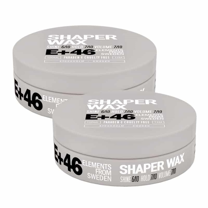 E+46 E+46 2-pakning Shaper Wax 100 ml i gruppen HELSE OG SKJØNNHET / Hår & styling / Hårstyling / Hårvoks hos TP E-commerce Nordic AB (38-67973)