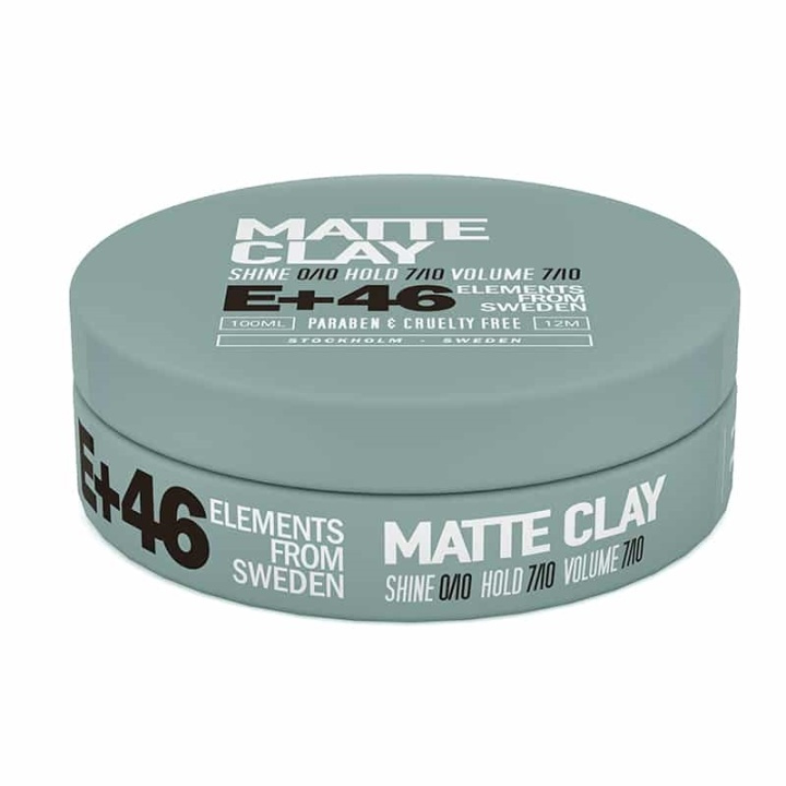 E+46 Matte Clay 100 ml i gruppen HELSE OG SKJØNNHET / Hår & styling / Hårstyling / Hårvoks hos TP E-commerce Nordic AB (38-67976)