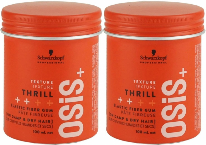 2-pack Schwarzkopf Osis Thrill 100ml i gruppen HELSE OG SKJØNNHET / Hår & styling / Hårstyling / Hårvoks hos TP E-commerce Nordic AB (38-67992)